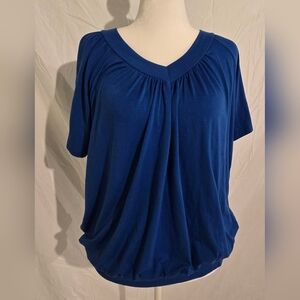 Casual Royal Blue Women's Top